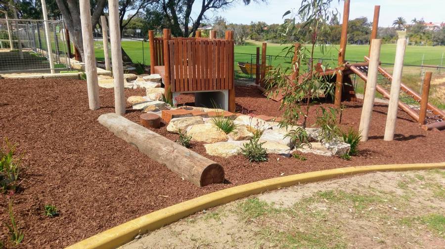 Soft Fall Mulch • Playground Mulch • PMB • Perth Materials Blowing